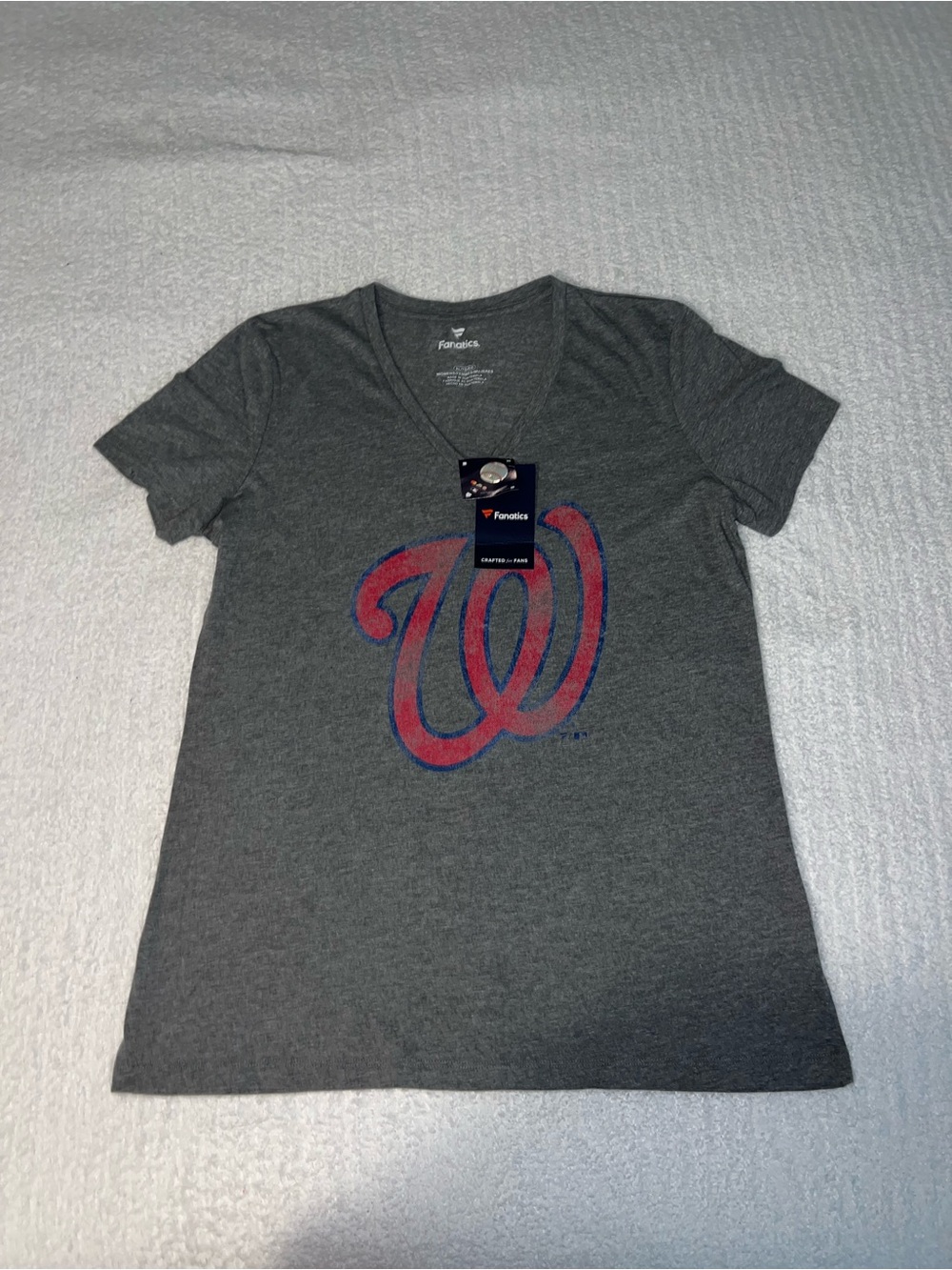 Washington Nationals Fanatics V-Neck T-Shirt